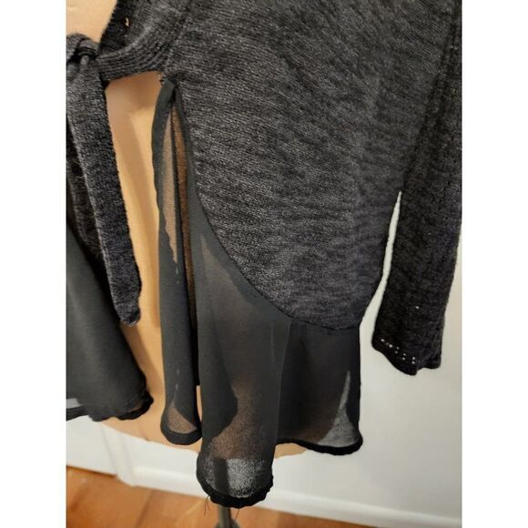 August Silk women's top, Black, Large - Picture 5 of 10